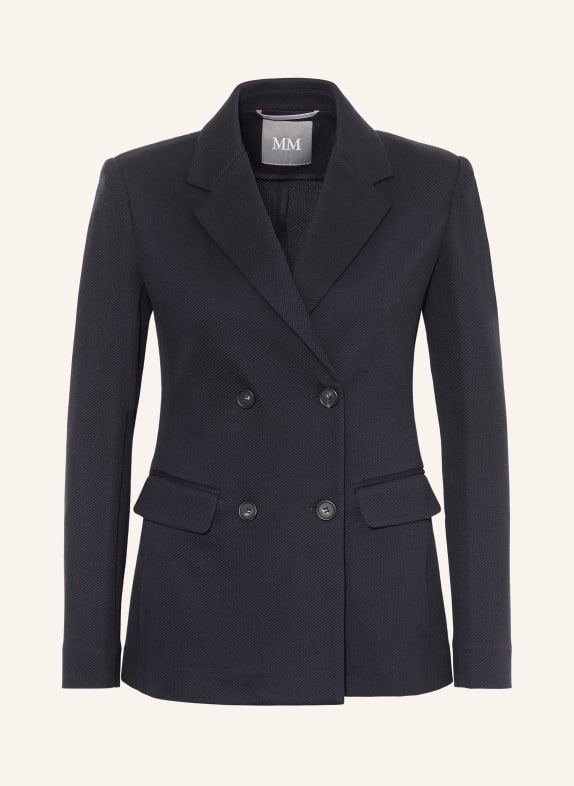 MM by Max Mara Jersey sako ROTONDO TMAVĚ MODRÁ