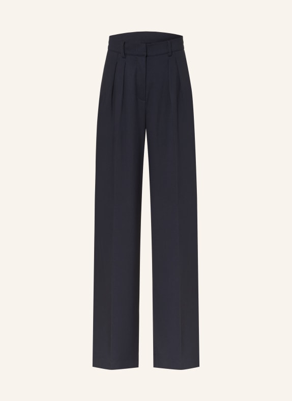 MM by Max Mara Kalhoty Marlene GINNICO TMAVĚ MODRÁ