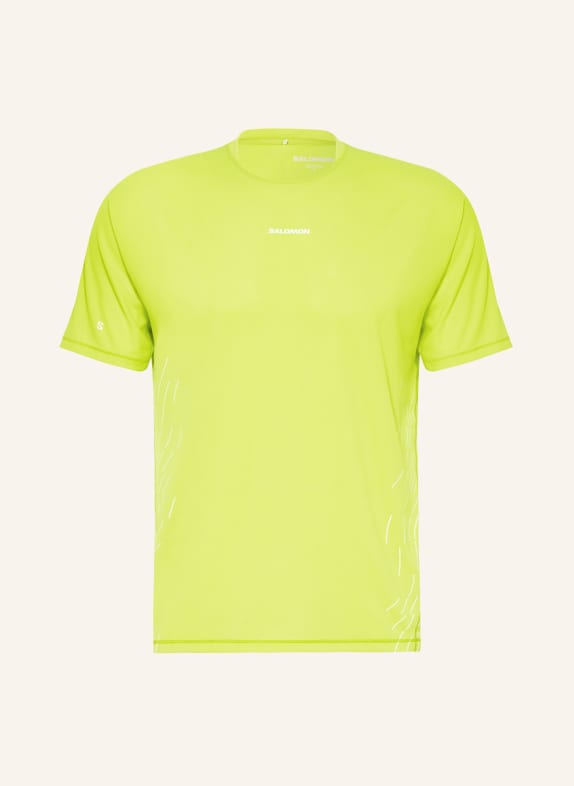 SALOMON Laufshirt SENSE AERO NEONGRÜN