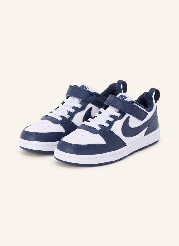 Nike Sneaker COURT BOROUGH LOW WEISS / DUNKELBLAU