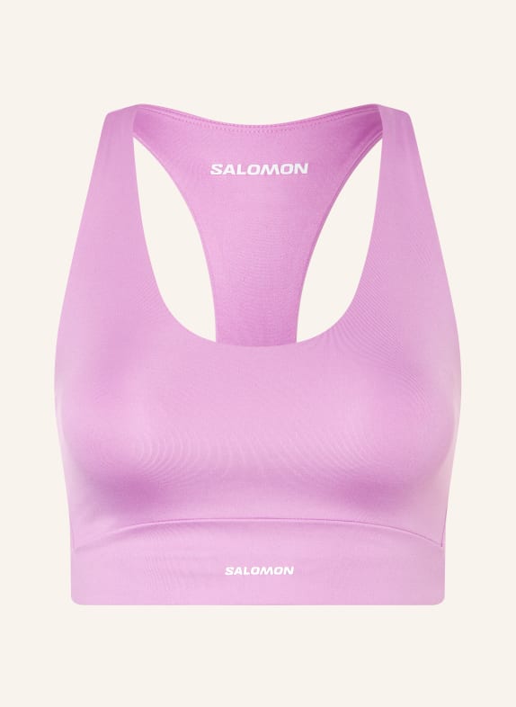 SALOMON Sportovní podprsenka SHAKEOUT CORE SVĚTLE FIALOVÁ
