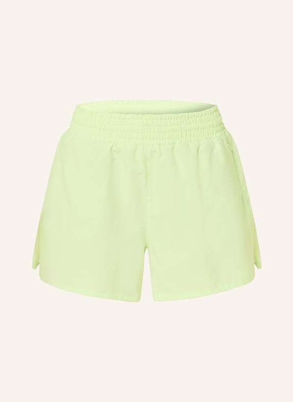 SALOMON 2v1 běžecké šortky SHAKEOUT CORE NEONOVĚ ZELENÁ