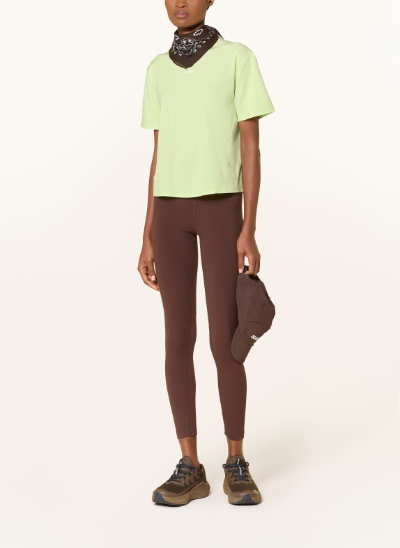 SALOMON Hardloopshirt TRACKLINE LICHTGROEN