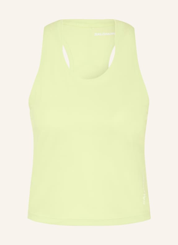 SALOMON Běžecký top SENSE AERO SVĚTLE ZELENÁ