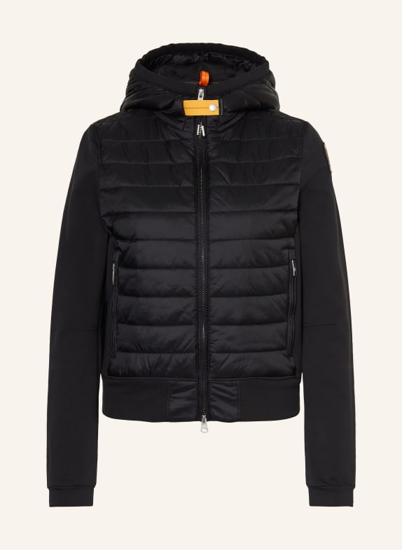 PARAJUMPERS Steppjacke CAELIE im Materialmix SCHWARZ