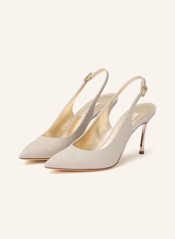 CASADEI Slingpumps SILBER