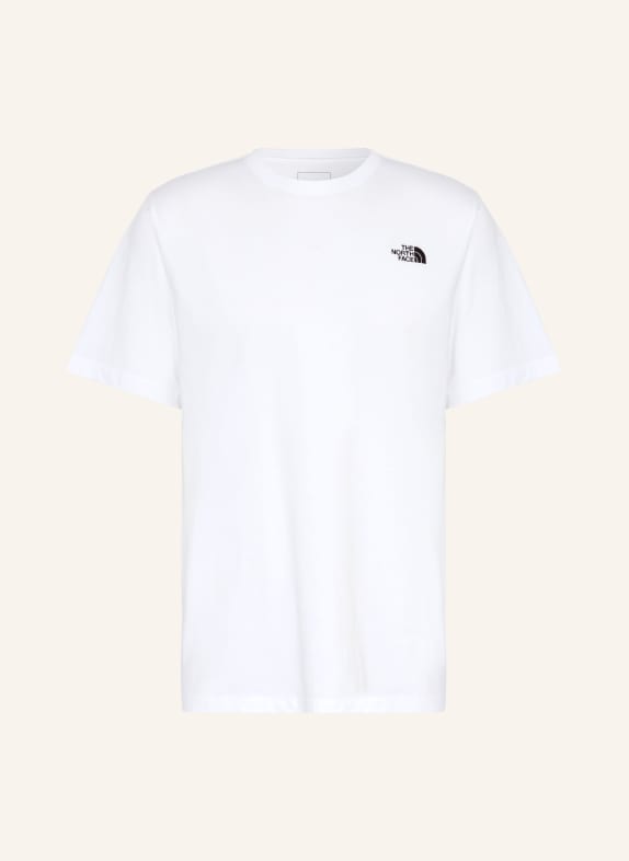 THE NORTH FACE Koszulka EVOLUTION SIMPLE DOME BIAŁY / CZARNY