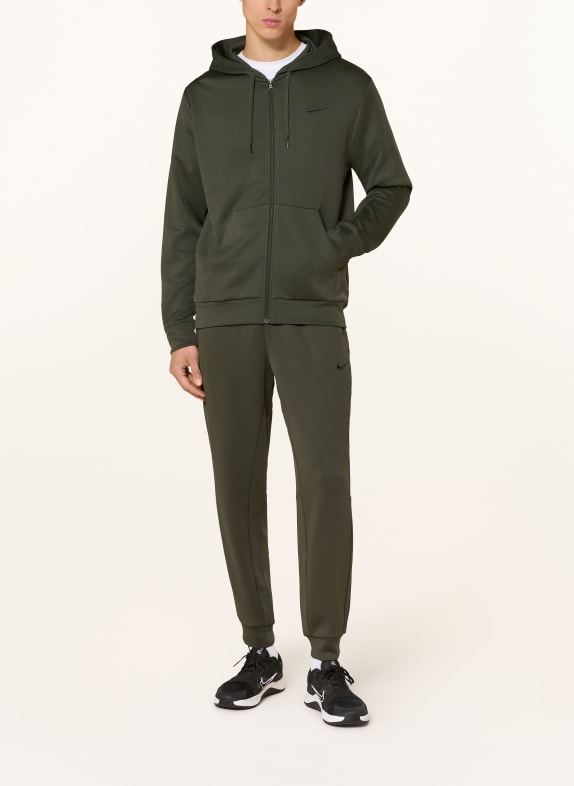 Nike Trainingsjack DRI-FIT UV FLEX FLEECE DONKERGROEN / ZWART