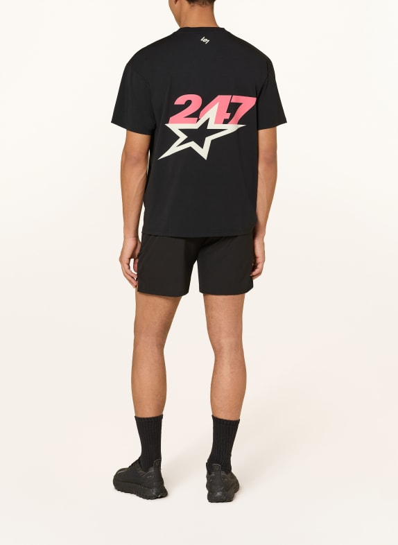247 REPRESENT Oversized shirt TEAM 247 ZWART