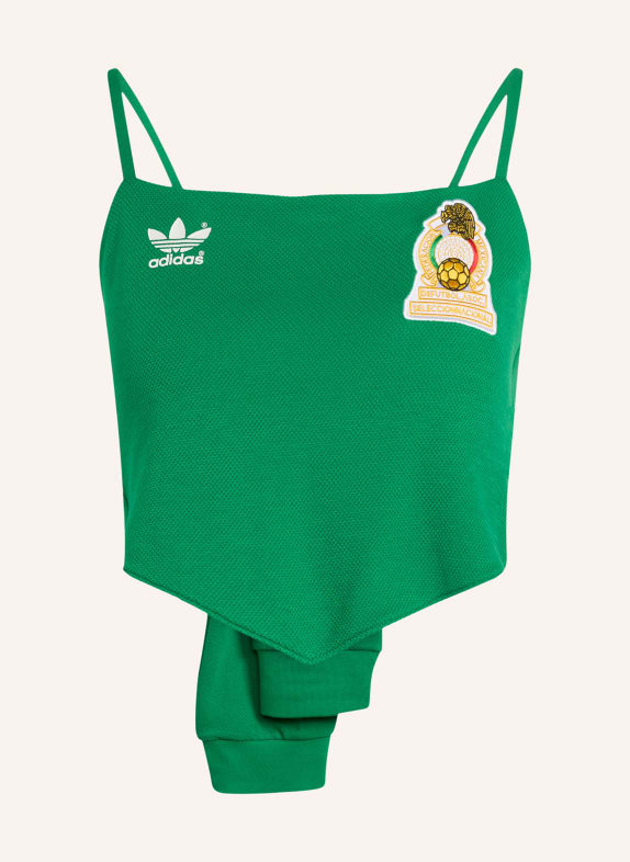 adidas Cropped top MEXICO RECONSTRUCTED BRINGBACK GREEN / WHITE