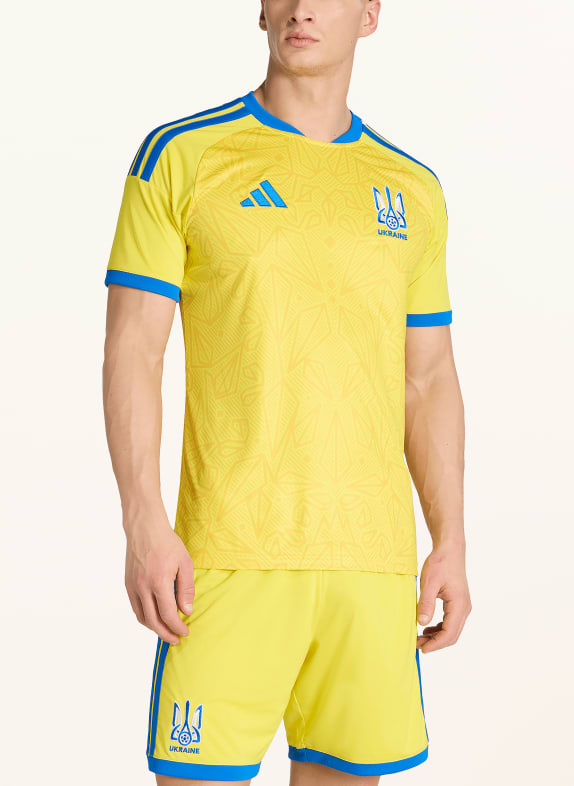 adidas Thuisshirt UKRAINE 26 GEEL / BLAUW
