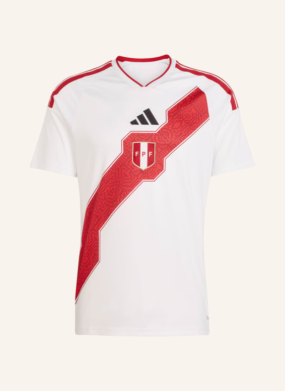 adidas Heimtrikot PERU 26 WEISS / ROT