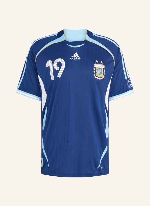 adidas Auswärtstrikot ARGENTINIEN 2006 MESSI DUNKELBLAU / HELLBLAU / WEISS
