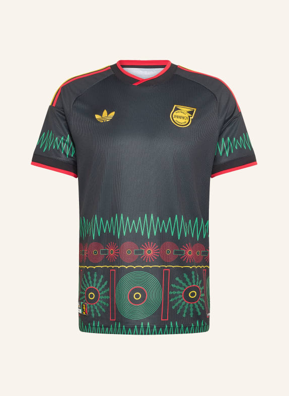 adidas Away jersey JAMAICA 26 x BOB MARLEY BLACK / RED / GREEN