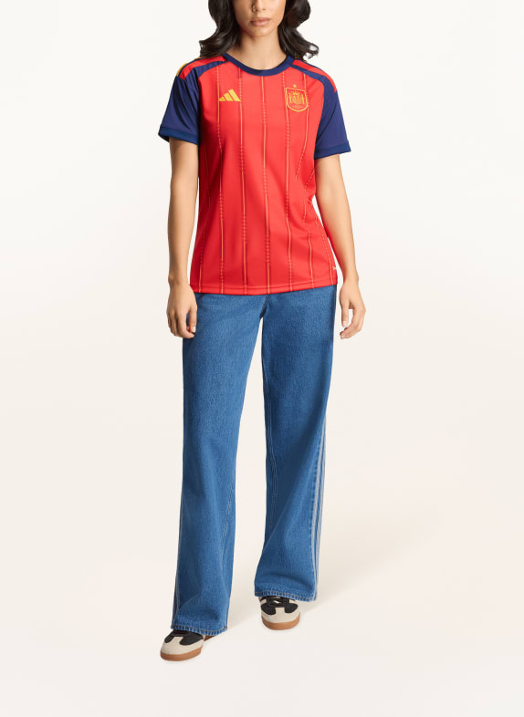 adidas Thuisshirt SPANJE 26 voor dames ROOD / GEEL / DONKERBLAUW