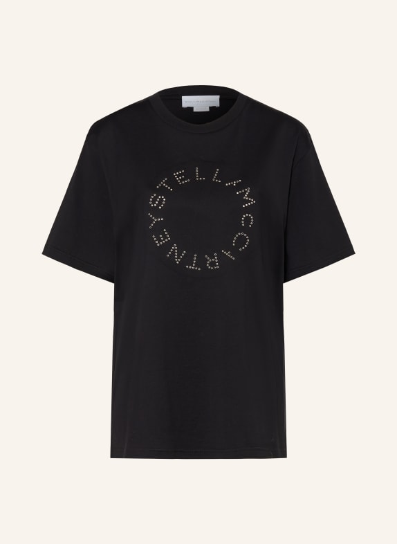 STELLA McCARTNEY T-Shirt mit Nieten SCHWARZ