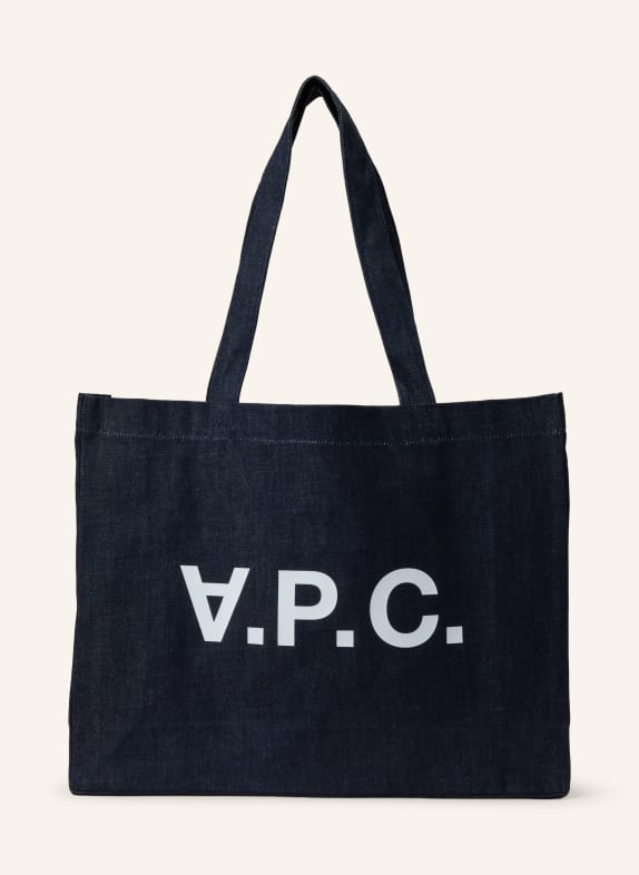 A.P.C. Shopper DANIELA DUNKELBLAU / WEISS