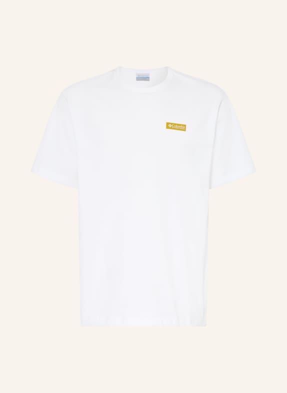 Columbia T-Shirt CSC­­™ HEAVYWEIGHT WEISS / DUNKELROT / DUNKELGELB