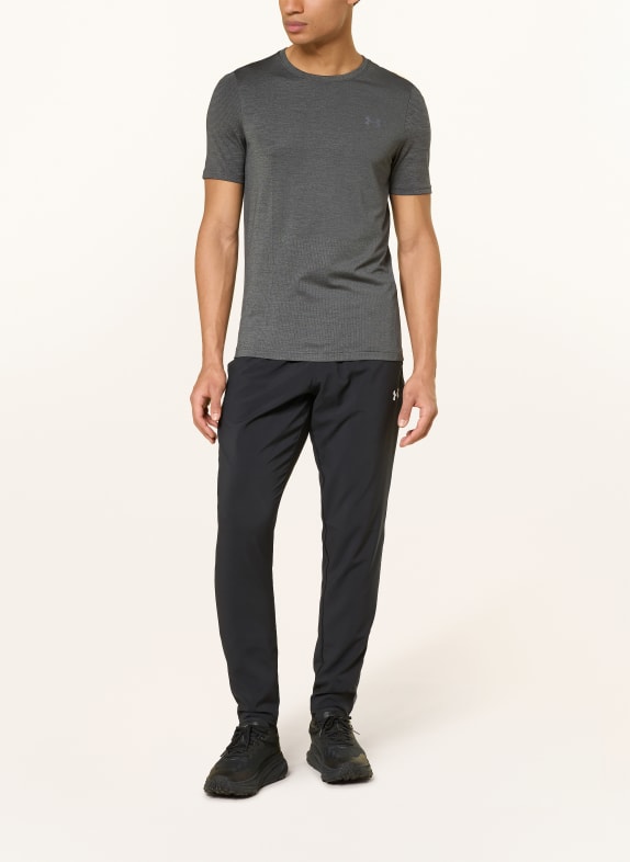 UNDER ARMOUR T-shirt UA VANISH ELITE SEAMLESS DONKERGRIJS