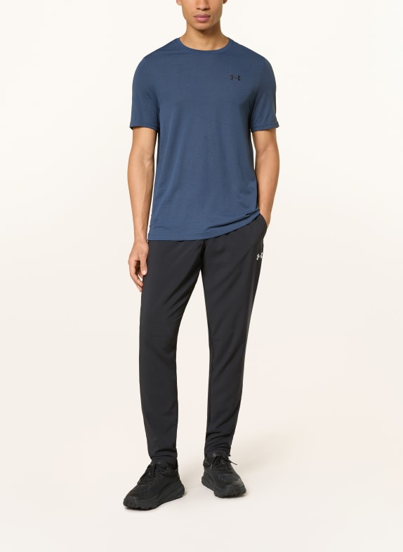 UNDER ARMOUR T-shirt VANISH SEAMLESS NOVELTY DONKERBLAUW