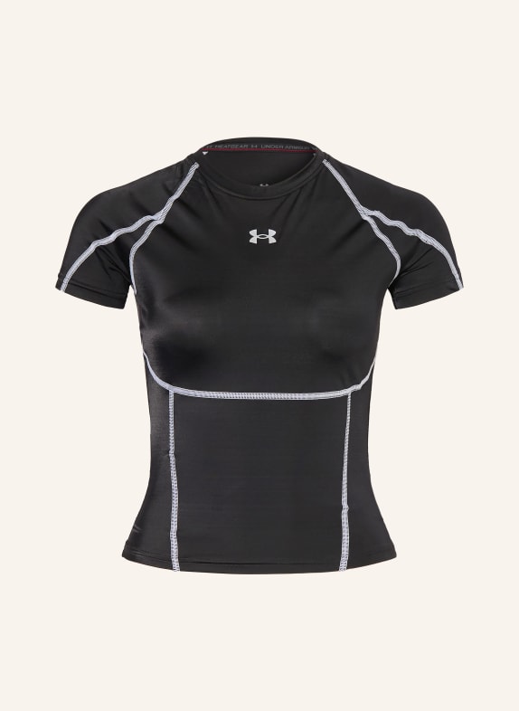 UNDER ARMOUR Koszulka HEATGEAR® ELITE CZARNY / BIAŁY