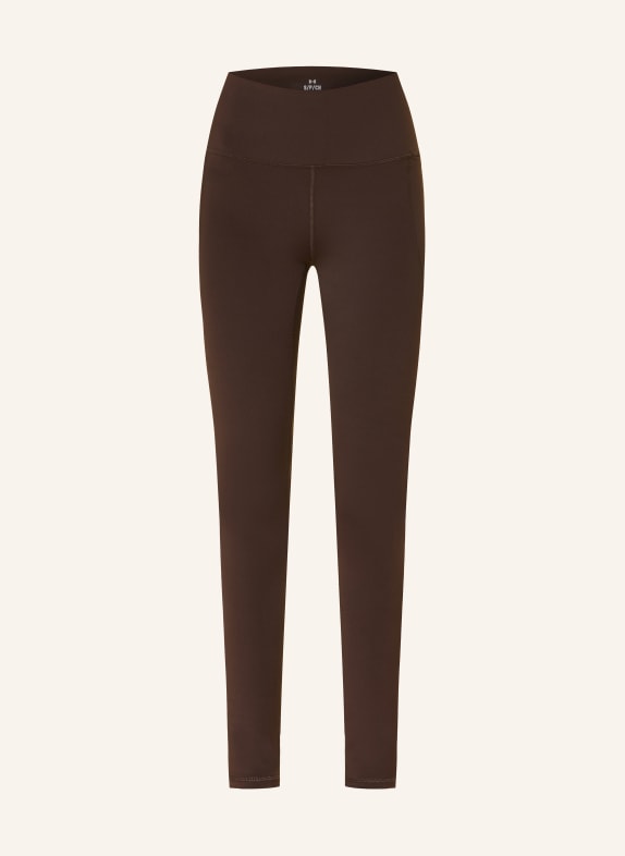 UNDER ARMOUR Legíny UA MERIDIAN TMAVĚ HNĚDÁ