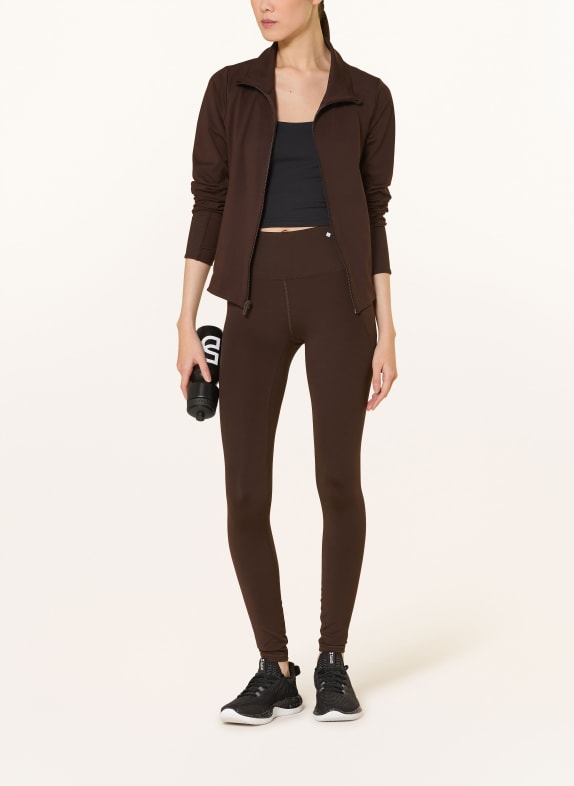UNDER ARMOUR Tights UA MERIDIAN MARRON FONCÉ