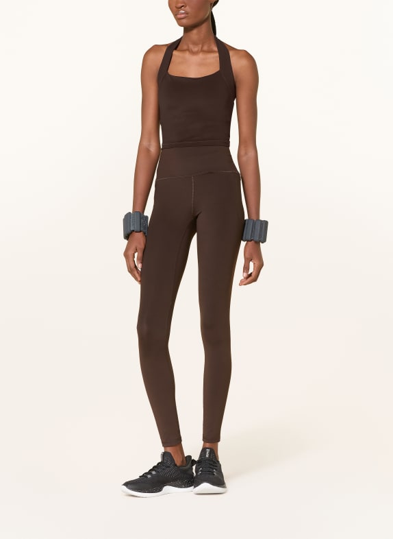 UNDER ARMOUR Tanktop MERIDIAN MARRON FONCÉ