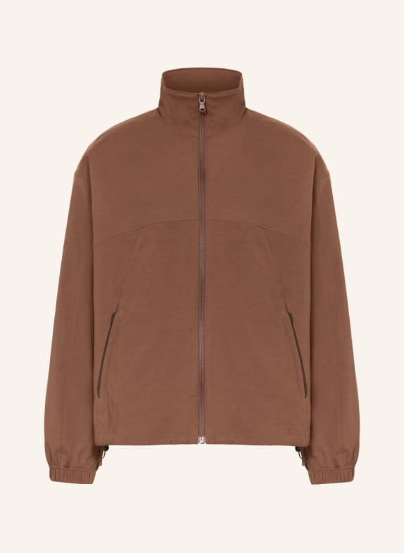 UNDER ARMOUR Trainingsjacke UA UNSTOPPABLE DUNKELBRAUN