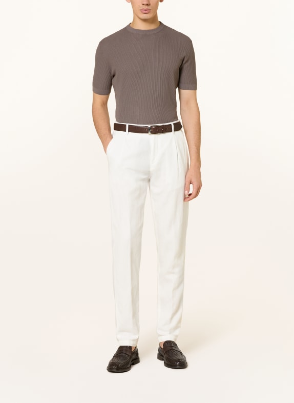 FEDELI gebreid shirt TAUPE