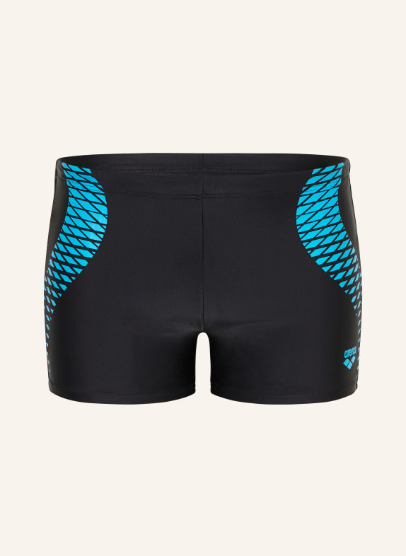 arena ARENA OPENINGS swim trunks with UV protection 50+ BLACK / TURQUOISE