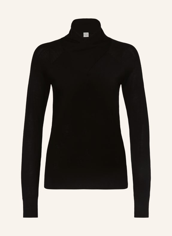 TOTEME Pullover aus Merinowolle SCHWARZ