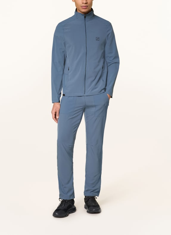 JOY sportswear Functionele jas TILAN in materiaalmix BLAUW