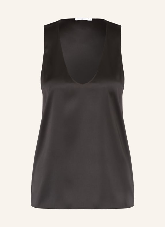 PATRIZIA PEPE satin top BLACK