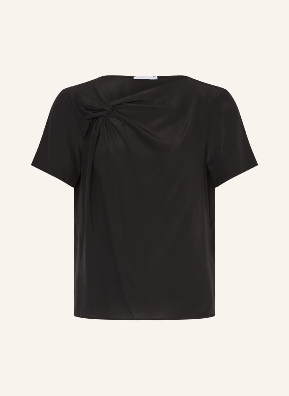 PATRIZIA PEPE Hedvábná halenka ČERNÁ