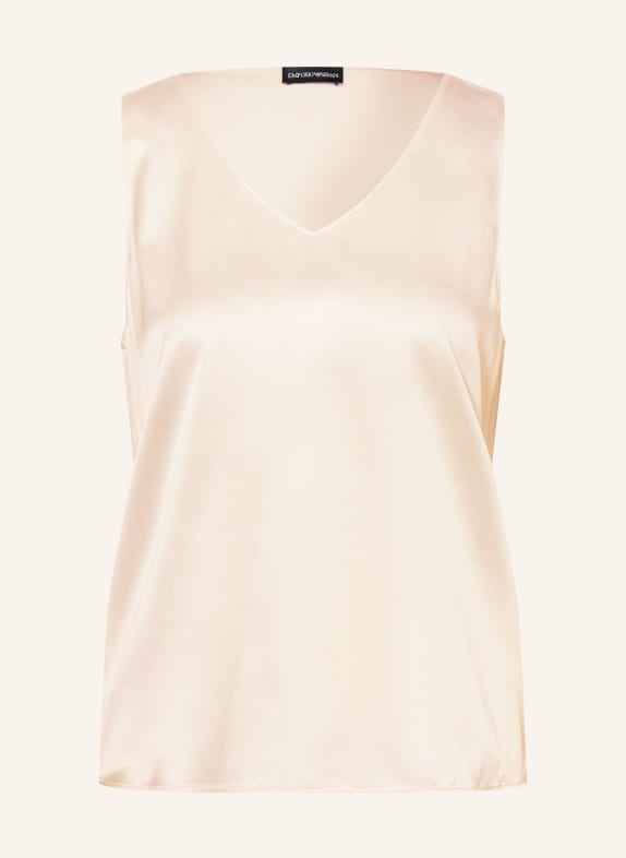 EMPORIO ARMANI silk top ECRU