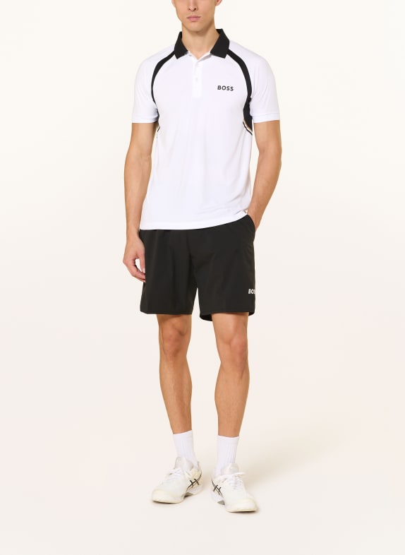 BOSS Functioneel poloshirt TOC WIT / ZWART