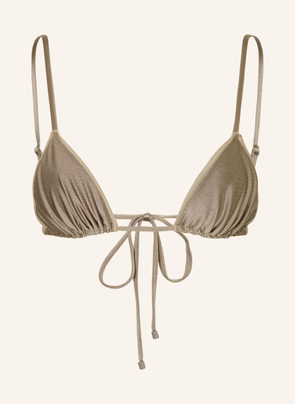 BILALI The Label MAJA triangle bikini top KHAKI