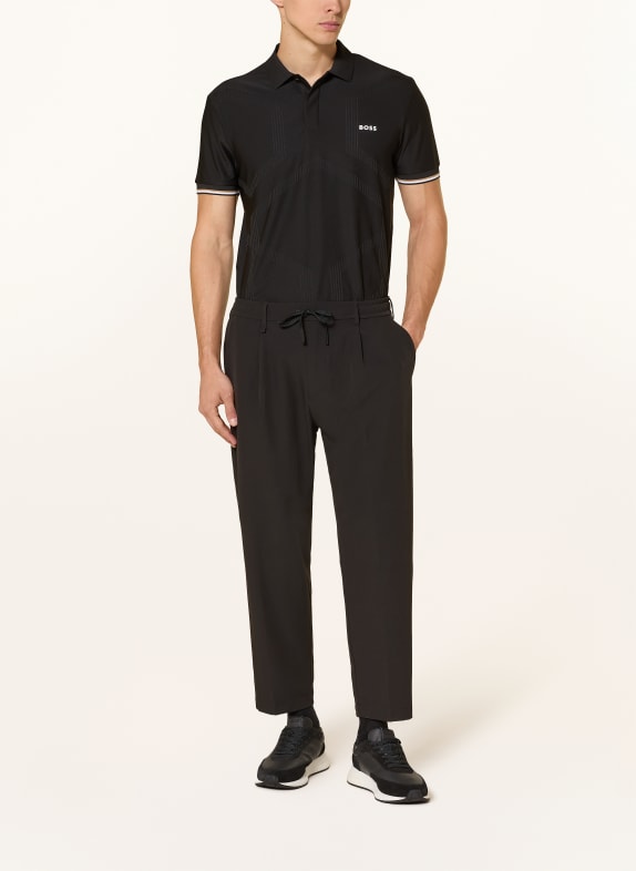 BOSS Functioneel poloshirt GOC ZWART
