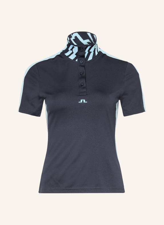 J.LINDEBERG Funktions-Poloshirt DUNKELBLAU / HELLBLAU