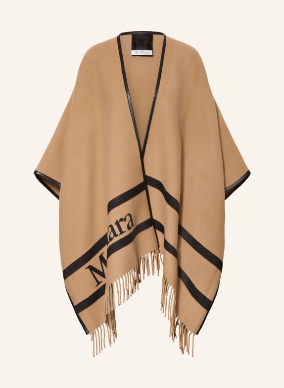 Max Mara Cape ARIS VELBLOUDÍ / ČERNÁ