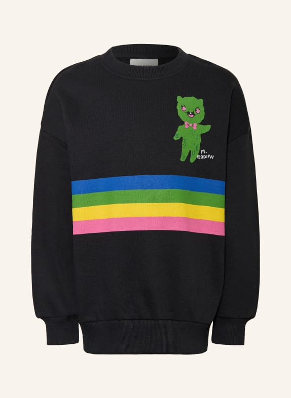 mini rodini Sweatshirt SCHWARZ / GRÜN / BLAU
