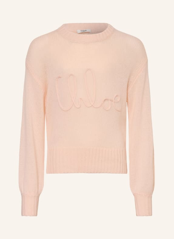 Chloé Pullover mit Cashmere HELLORANGE