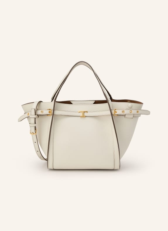 TOD'S Shopper TIM SMALL CREME / GOLD
