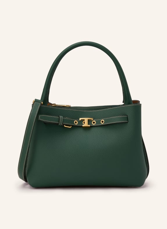 TOD'S TIM handbag DARK GREEN / GOLD