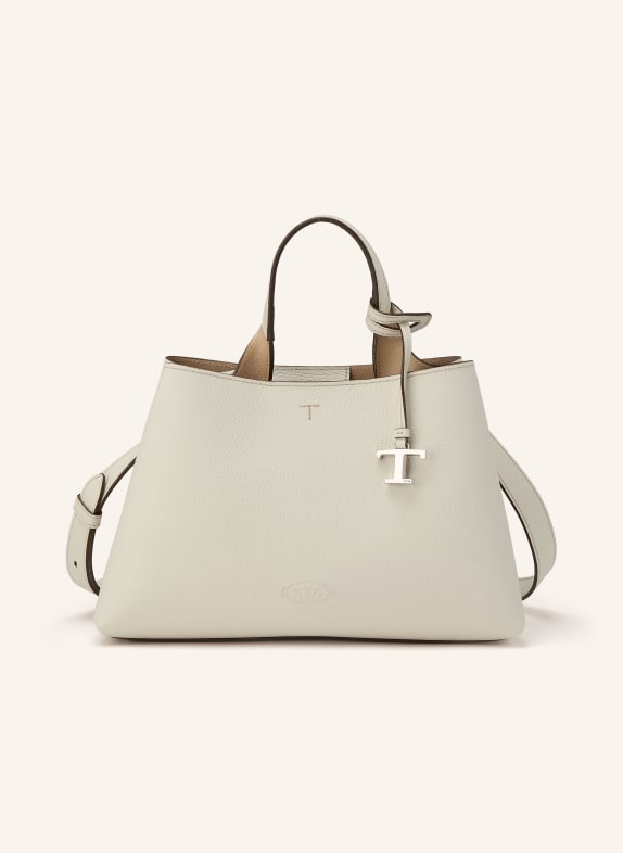 TOD'S SMALL handbag WHITE / SILVER