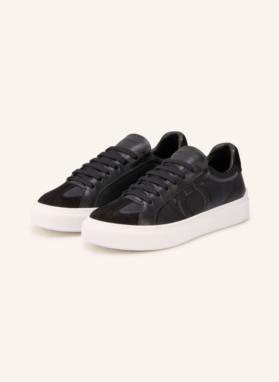 FERRAGAMO Sneaker GANCINI SCHWARZ