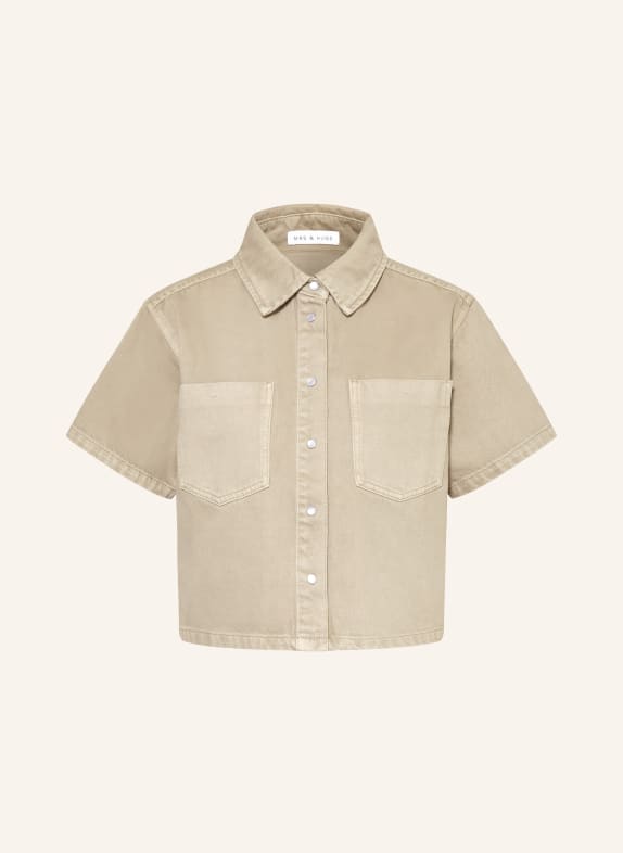 MRS & HUGS Jeansbluse ROSA