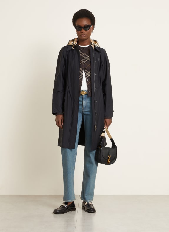 BURBERRY Geantă de umăr NEGRU / AUR