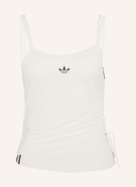 adidas Originals Top DOUBLE LAYERED v kombinaci materiálů REŽNÁ / ČERNÁ